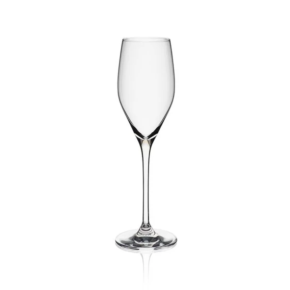 Üveg pezsgős pohár FAVOURITE átlátszó 170 ml 6 db