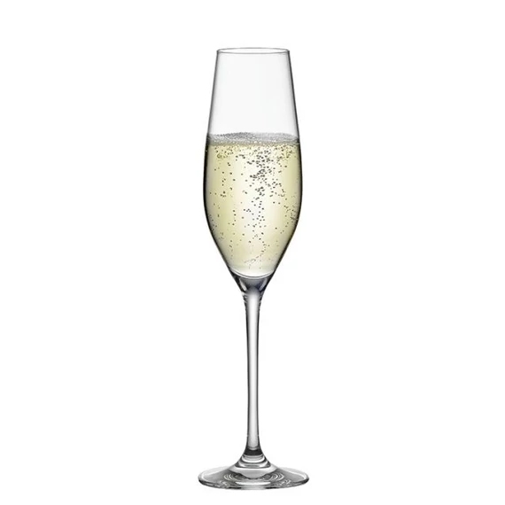 Pezsgős pohár PRESTIGE 210 ml üveg 6,6x25,2 cm átlátszó 6 db