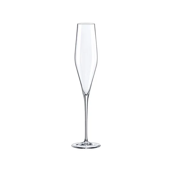 Pezsgős pohár SWAN átlátszó, üveg, 190 ml, 6,8x27,8 cm, 6 db