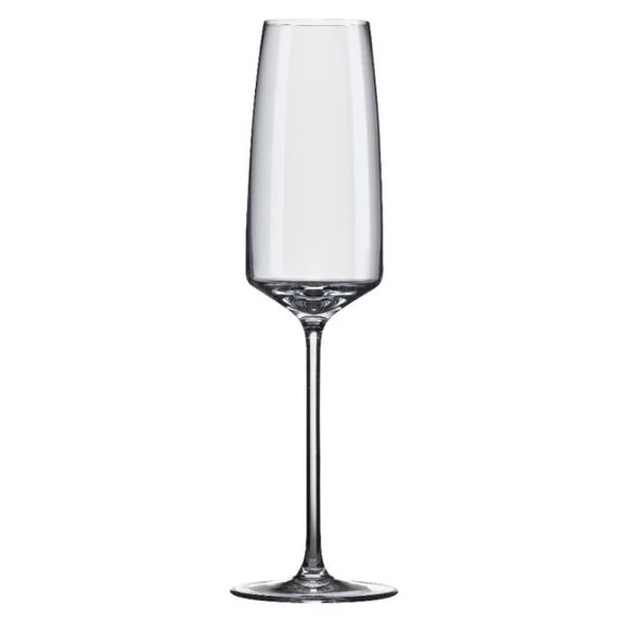 Pezsgős pohár VISTA 250 ml üveg 7x24,5 cm átlátszó 6 db