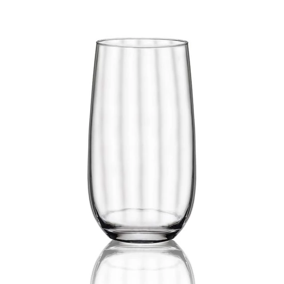 Pohár mintás FAVOURITE átlátszó, üveg, 490 ml, 7,9x14,4 cm, 6 db