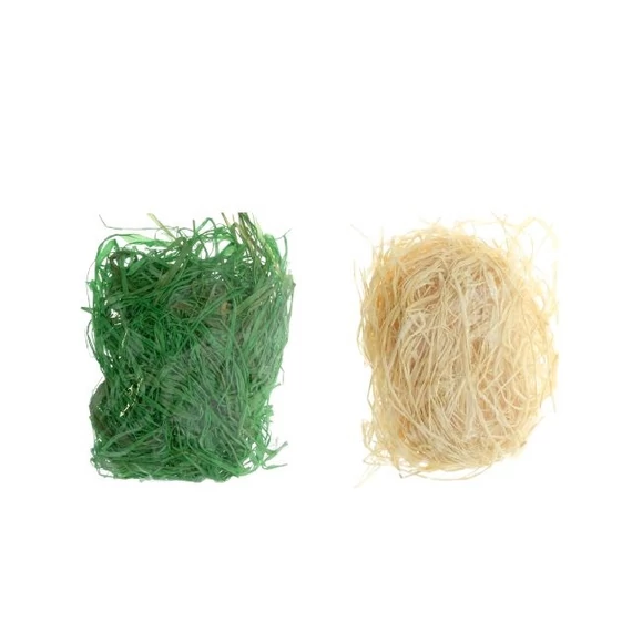 Raffia 30 g natúr, zöld 2 féle