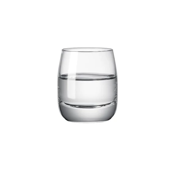 Röviditalos pohár COOL átlátszó, üveg, 70 ml, 5x5,7 cm, 6 db