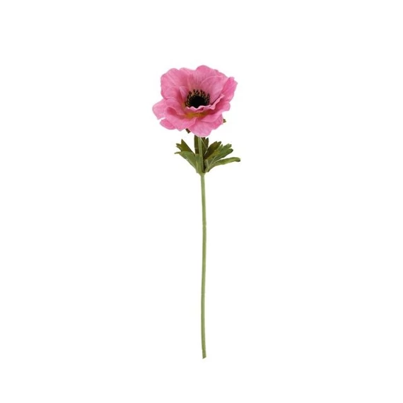 Selyemvirág Anemone 38x10x10 cm pink