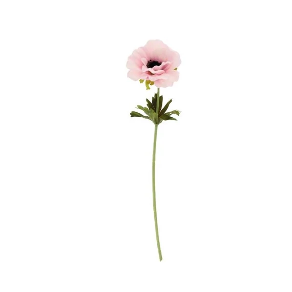 Selyemvirág Anemone 38x10x10 cm rózsaszín