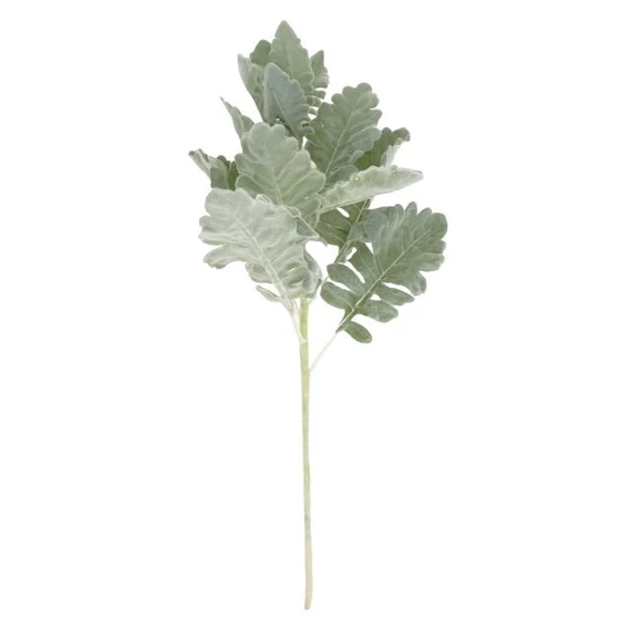 Selyemvirág ág Senecio 46 cm hamvaszöld
