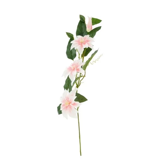 Selyemvirág clematis 81x30x19 cm rózsaszín