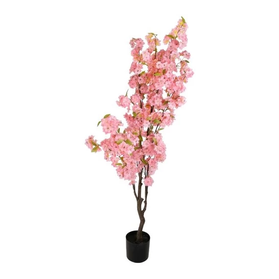 Selyemvirág Cseresznyefa cserepes 140 cm rózsaszín