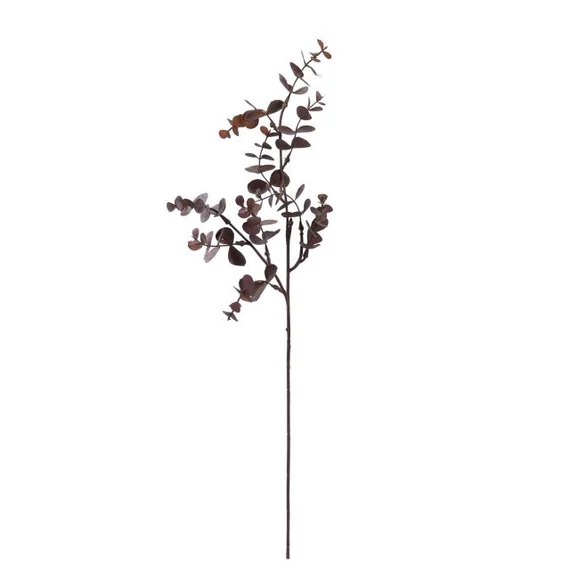 Selyemvirág Eukaliptusz, szálas, fekete, 55 cm