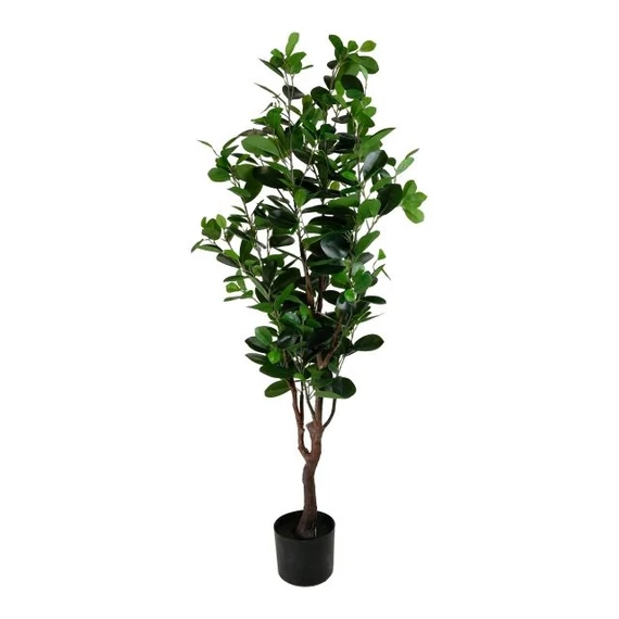 Selyemvirág Fikusz cserepes zöld 150 cm