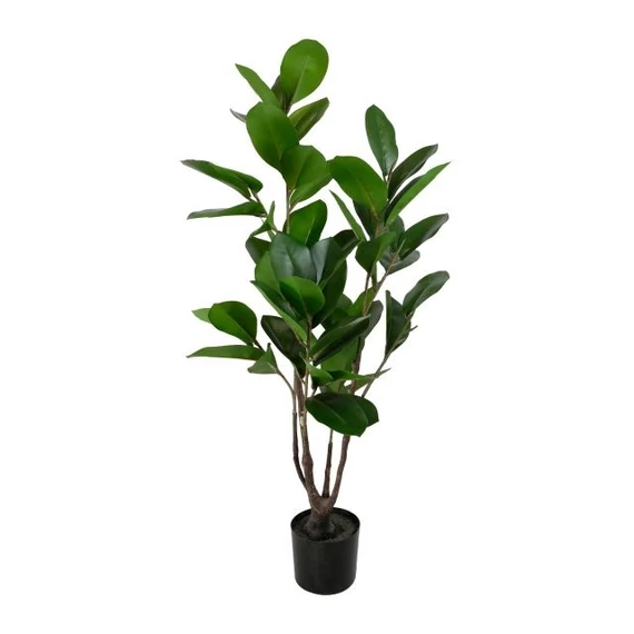 Selyemvirág Fikusz cserepes zöld 90 cm