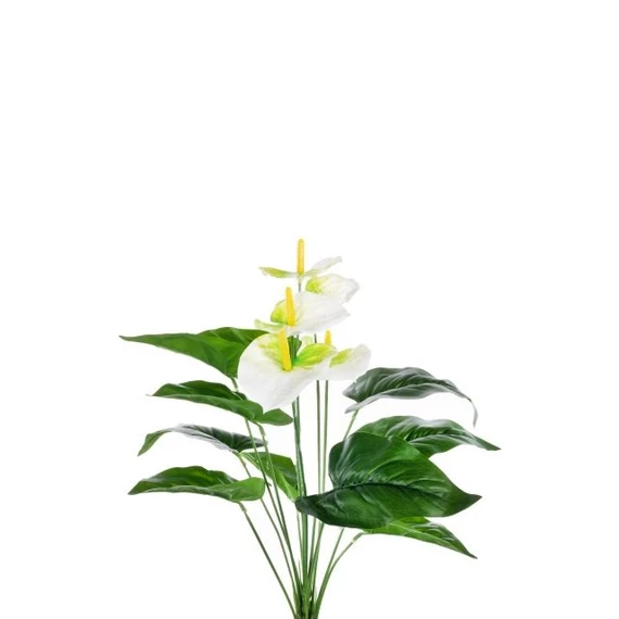 Selyemvirág flamingóvirág 50cm fehér