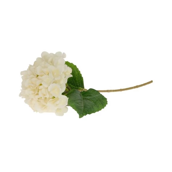 Selyemvirág hortenzia 51 cm krém