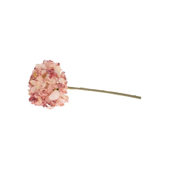 Selyemvirág hortenzia rusztikus 40 cm mályva