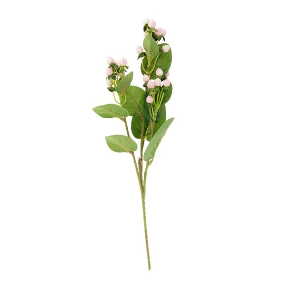 Selyemvirág hypericum 68x16x16 cm rózsaszín