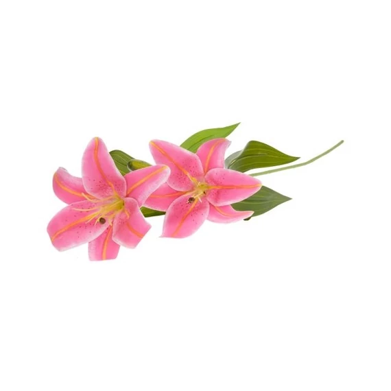 Selyemvirág királyliliom 55 cm rózsaszín