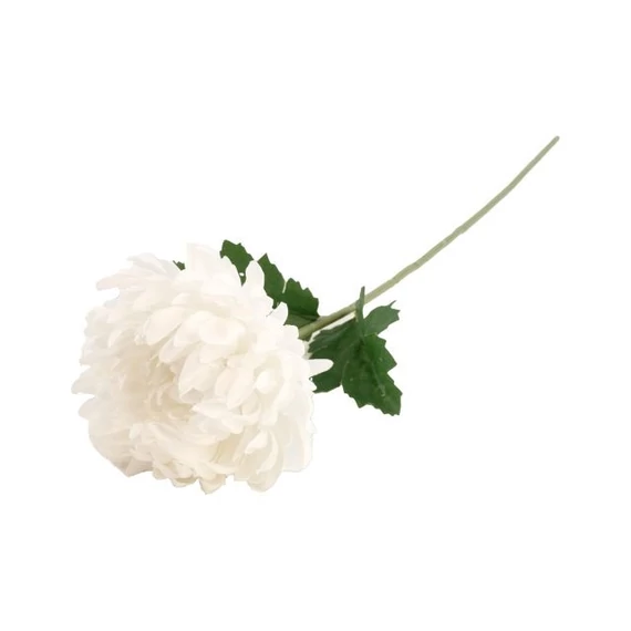 Selyemvirág krizantém 55cm fehér