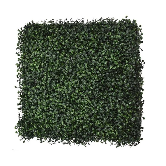 Selyemvirág levélszőnyeg, zöld fal 50x50cm sötétzöld