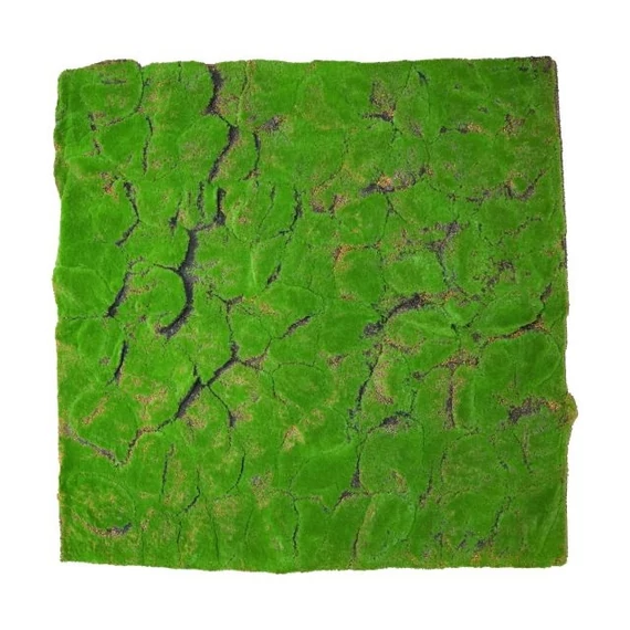 Selyemvirág mohaszőnyeg 100x100 cm világoszöld