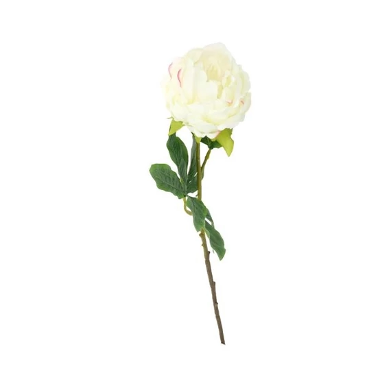 Selyemvirág peonia 61x20x18 cm fehér