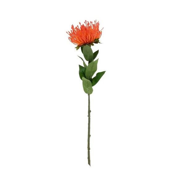 Selyemvirág protea 73x12x12 cm narancs