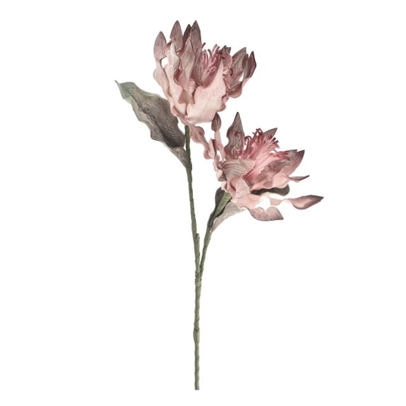 Selyemvirág Protea hab 106 cm mályva