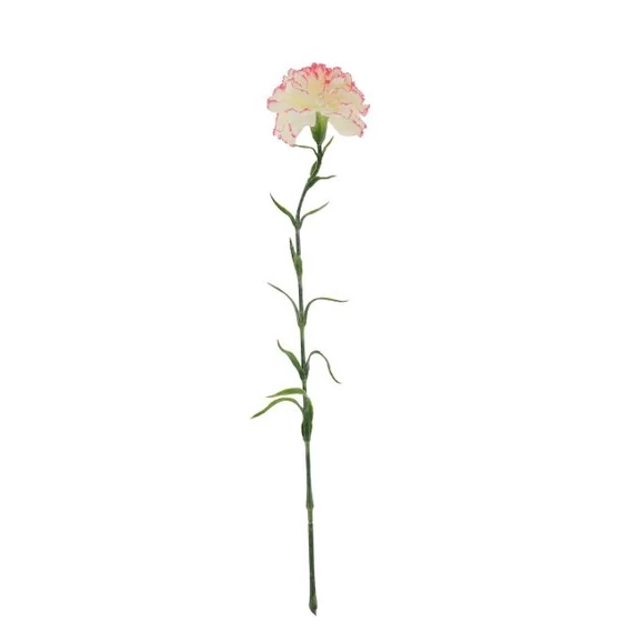 Selyemvirág Szegfű 69x10x10 cm fehér, pink