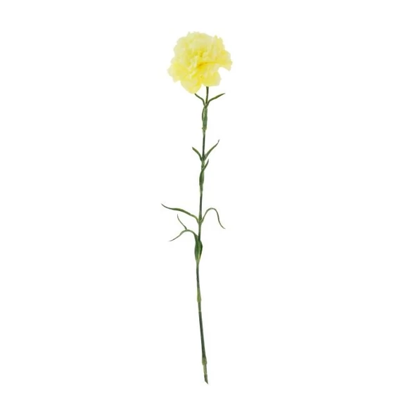 Selyemvirág Szegfű 69x10x10 cm sárga