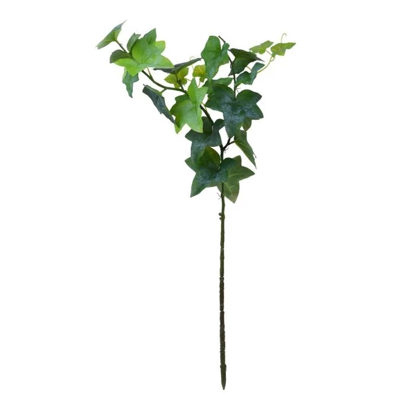 Selyemvirág Borostyán, zöld, 78 cm