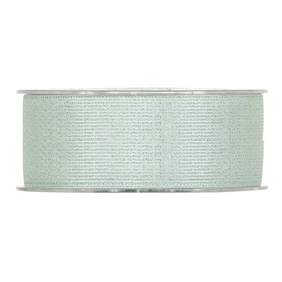 Csillogós textil szalag 40 mm x 20 m menta