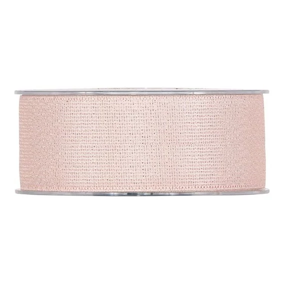 Csillogós textil szalag 40 mm x 20 m rózsaszín