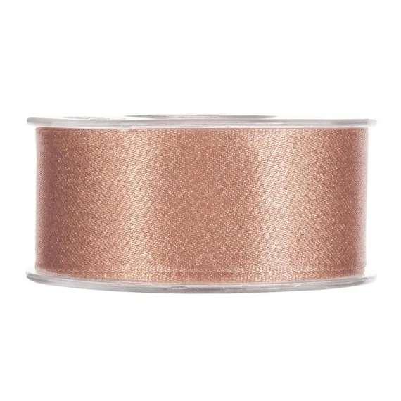 Csillogós textil szalag rosegold 40mmx25m