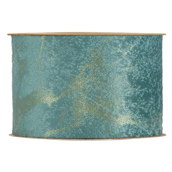 Textil szalag márvány mintával 63 mm x 10 m, türkiz