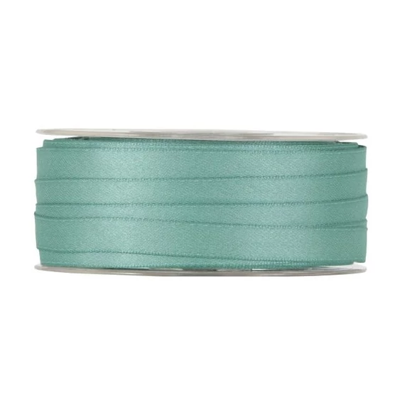 Dupla szatén matt szalag 10 mm x 35 m menta