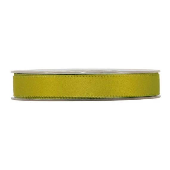Szatén szalag 15 mm x 15 m olivazöld