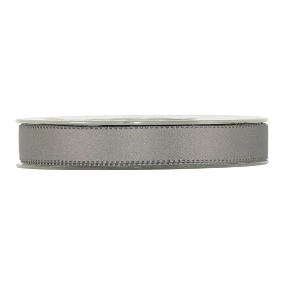 Szatén szalag 15 mm x 15 m szürke