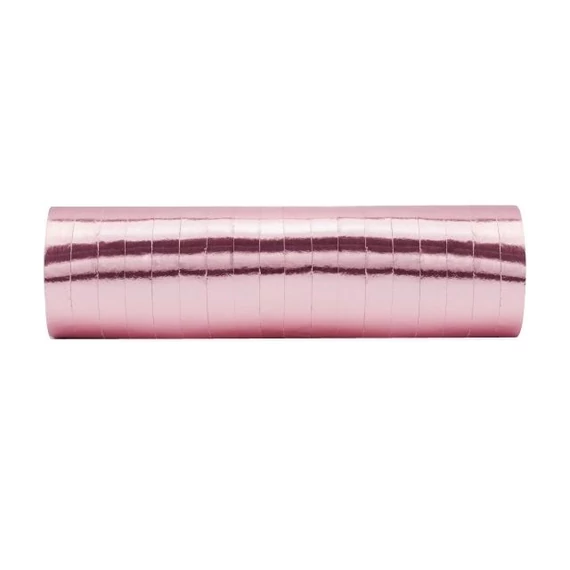 Szerpentin papír 3,8m rosegold 18 db