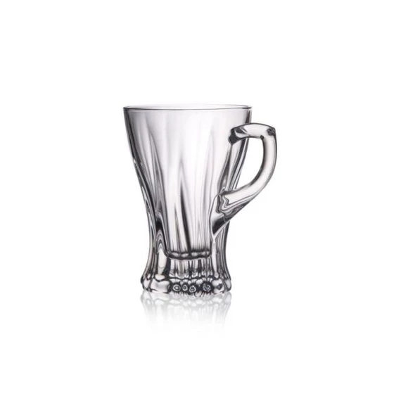 PLANTICA teás csésze szett átlátszó üveg, 150 ml, 10,7 cm, 6 db