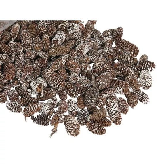 Szárított toboz, 500 g, barna, fehér