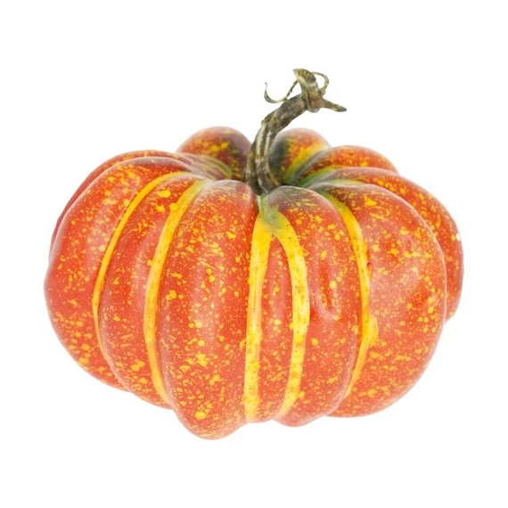 Műanyag tök, 17 cm, narancssárga