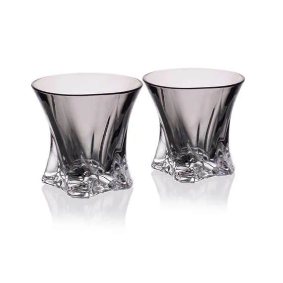 COOPER tumbler pohár szett szürke üveg 320 ml 9,5 cm 6 db