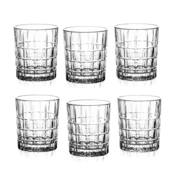 Tumbler pohár szett Diplomat üveg átlátszó 320 ml 9 cm 6 db