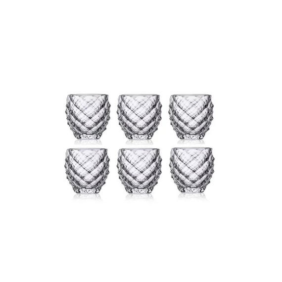 Tumbler pohár szett MORRIS 50 ml üveg 5,8 cm átlátszó 6 db