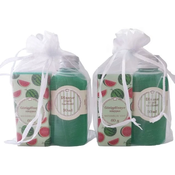 Tusfürdő, szappan szett görögdinnye 50 ml + 60 g zöld 