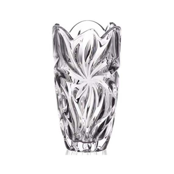 Váza FLORA üveg 28x15 cm átlátszó