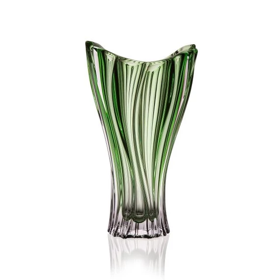 Váza PLANTICA üveg 32 cm zöld