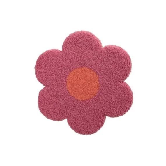 Akasztós textil virág, pink, narancssárga, 30 cm