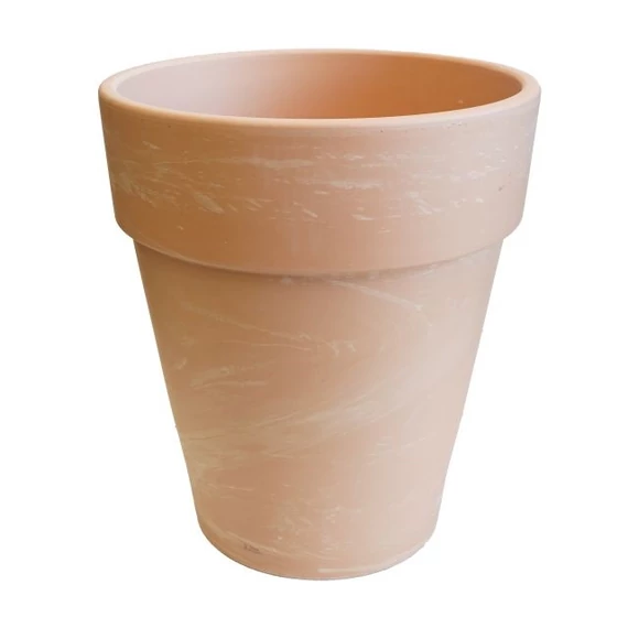 XL agyag virágcserép bézs 44 cm