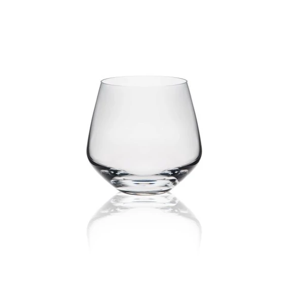 Whisky pohár CHARISMA átlátszó, üveg, 390 ml, 9,5x9 cm, 4 db