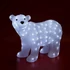 Kép 1/2 - Akril jegesmedve, kültéri, 120 WH LED, hidegfehér, 58x28x42 cm